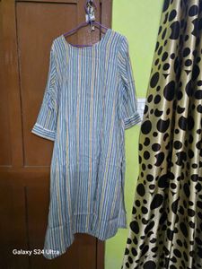 Striped Cotton Kurta