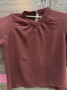 Elegant Brown Blouse