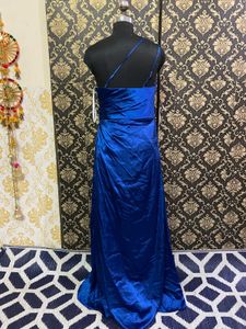 Satin Beautiful One Shoulder Gown