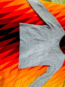 Gray Knit Sweater