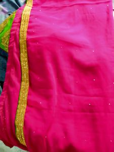 half saree  set