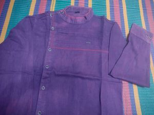 Men's Purple Long Sleeve Shirt