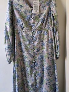 Floral Button-Down Maxi Dress