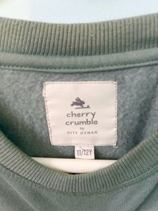 Cherry Crumble Unisex Green Sweatshirt