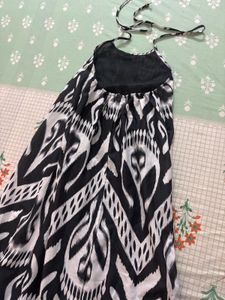 Ikat Print halter Maxi Dress