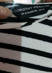 Chic Striped Mini Dress