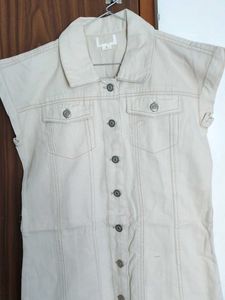Sleeveless Denim Dress