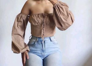 SHEIN Beige Cargo top