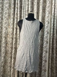 Comfortable Grey Sleeveless Top