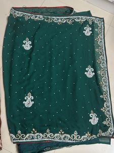 Embellished Silk Saree