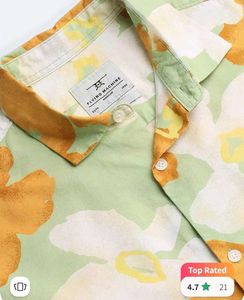 primium look Flying machine 100% cotton Floral Shi