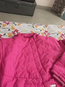 Bright Pink Puffer Jacket