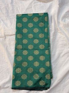 💥Chanderi Silk Fabric with Gold Motifs – 2 Meters