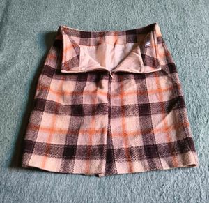 Vintage Plaid Mini Skirt