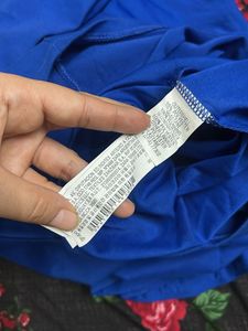 Zara Royal Blue Peplum Tube Dress (OFFER)
