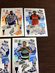 Topps Attax Signature Style Man Of The Match Cards
