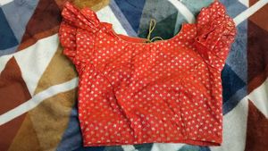 kids girl Stunning pink 💗 &amp; Gold Blouse 8 to 12