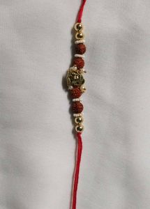 Elegant Beaded Rakhi Bracelet