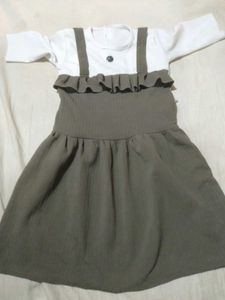 Girls' Suspender Dress