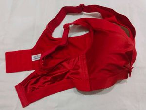 Elegant Red Bra