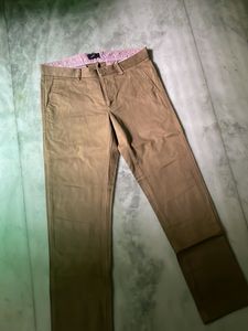 Allen Solly Men's Casual Khaki Trousers