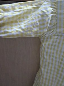 Cute Gingham Puff Sleeve Dress
