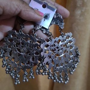 beautiful oxidized long earnings