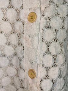 Sheer Lace Button-Up Top Shirt 🎽
