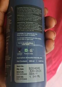 Bare Anatomy Anti-Hair Fall Shampoo used only 2 ti