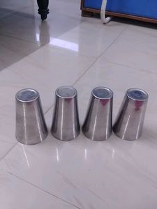 Set of 4 Stainless Steel Glasses