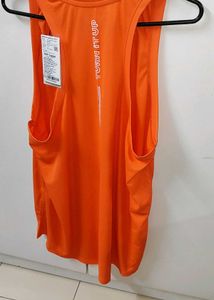 Men's Orange Athletic Tank Top