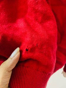 Red French Bulldog Knit Sweater