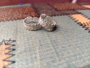 Intricate Silver Leaf Toe Ring
