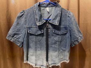 Denim tops