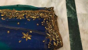 heavy beads work Punjabi suit