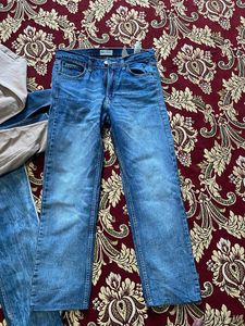 Zara Original Blue Wash Denim Jeans