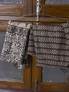 Indo Era cotton brown kurta set
