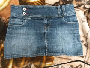 y2k Denim Mini Skirt