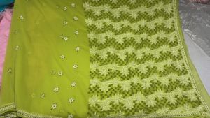 Premium original Handwork chikankari sarees