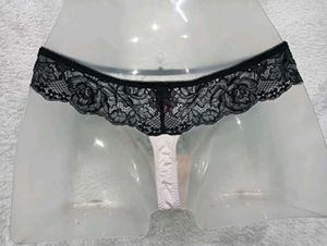 Elegant Lace 💙Detail Lingerie Briefs