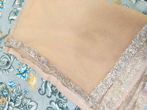 Elegant Peach Sequin and Kalabattu Kurta Set
