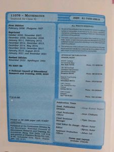 CBSE NCERT CLASS 11 MATHEMATICS