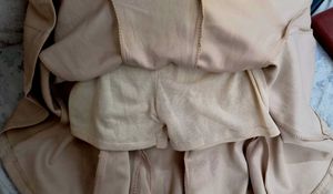 beige skirt or skort with in-built shorts