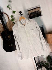 Uniqlo Lenin Classic Striped Button-Down Shirt