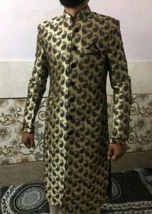 Paisley Print Nehru Sherwani