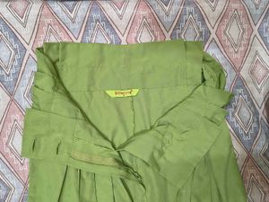 Green Wide Leg Palazzo Pants