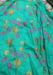Elegant Embroidered Ethnic Gown xl size