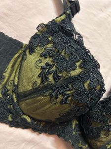 Elegant Black Lace Bra
