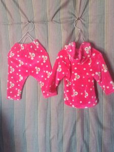 Cute Bear Print Outfit