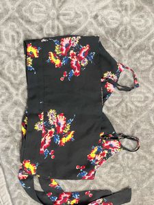 Floral Tie-Up Top